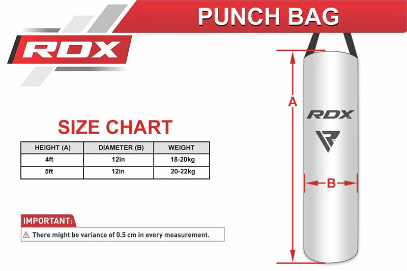 RDX F6 kara 4pc Punch Bag