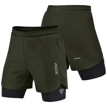 T16 2-in-1 Compression MMA Shorts