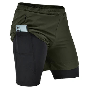 T16 2-in-1 Compression MMA Shorts