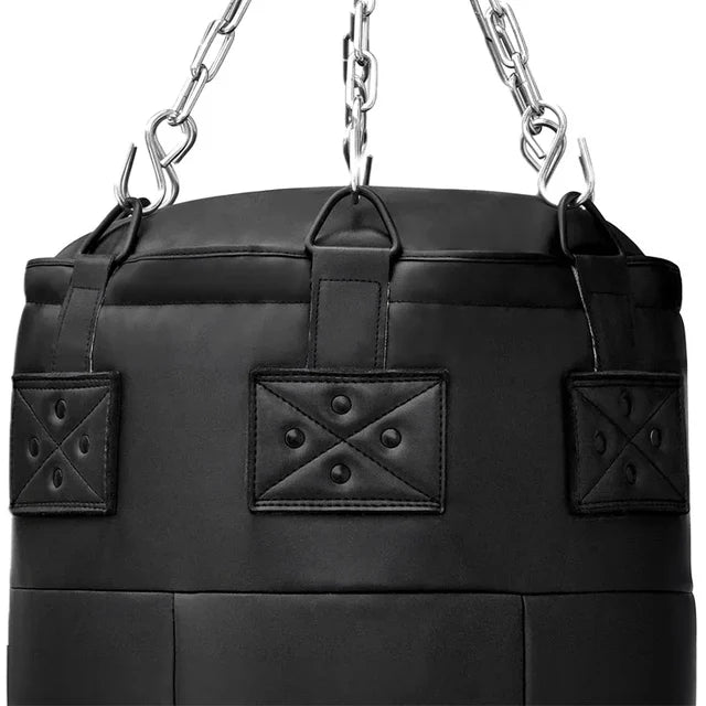 RDX Full Black Body Punch Bag with Mitts