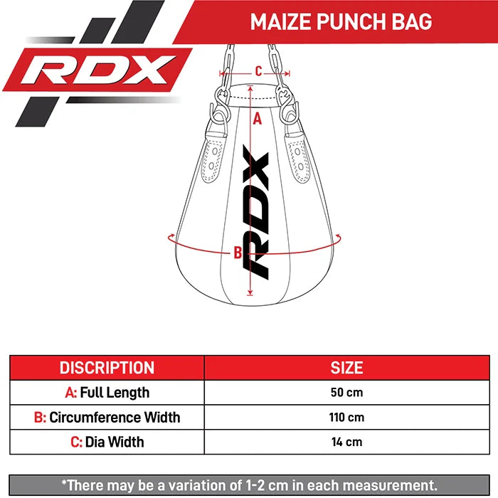 RDX Maize Punching Bag Black
