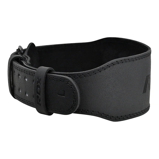 RDX 4 Inch Leather Weightlifting Gym Belt