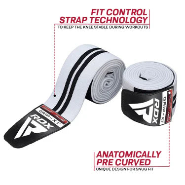 RDX K1 IPL & USPA Approved Knee Wraps For Power & Weight Lifting Gym Workouts Oeko-Tex Standard 100 Certified