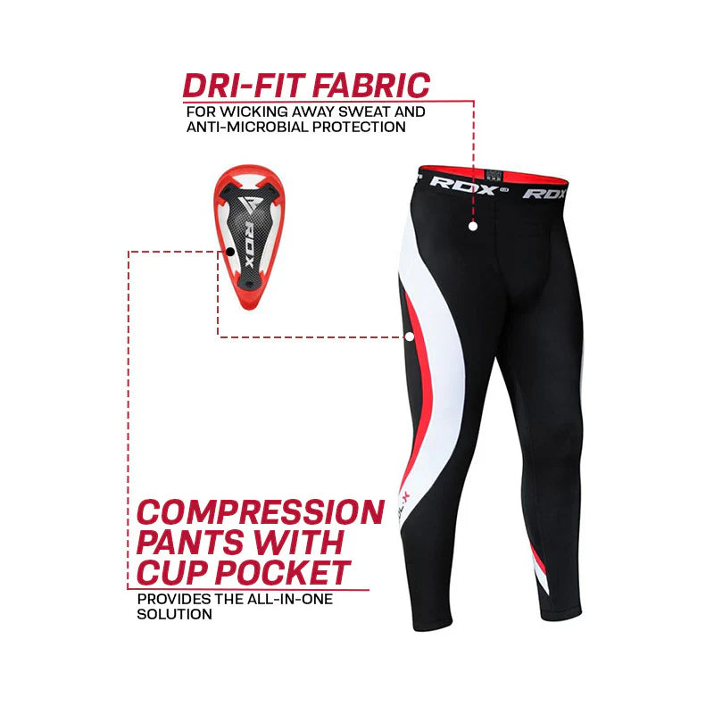 RDX MO Compression Pants with Groin Cup