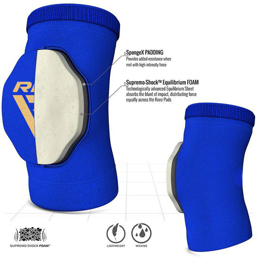 RDX K1 CE Certified Knee Support Padded Sleeve for Muay Thai & MMA OEKO-TEX® Standard 100 certified