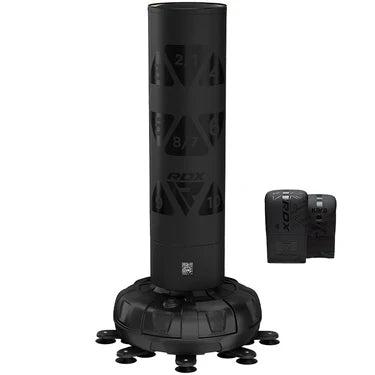 RDX KT Ronin 6ft Free Standing Target Punch Bags With Mitts Set